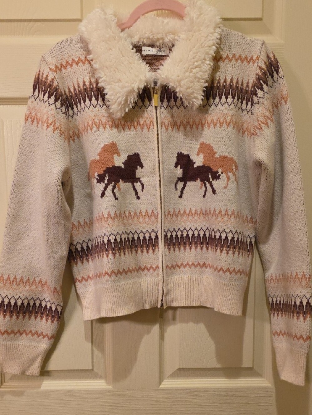 Altar'd State Carina Western Horse Cardigan Jacket. NWOT - Picture 2 of 10